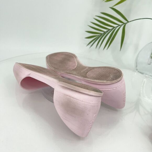 Native Women's Audrey Flat Size 7 D'Orsay Slip On Shoe Pink Rubber Beach Pool - Picture 11 of 15